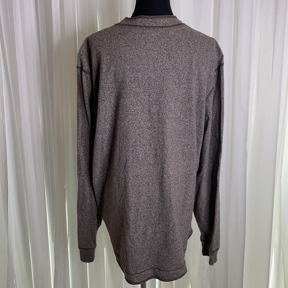 EDDIE BAUER Collarless Long Sleeve Shirt, size XL - Picture 3 of 4